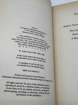 The Audre Lorde Compendium: Essays, Speeches and Journals