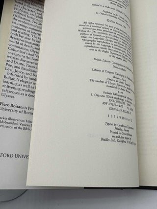 The Shadow of Ulysses: Figures of a Myth