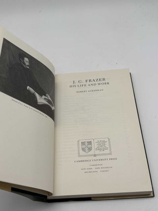 J. G. Frazer: His Life and Work