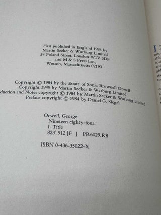 Nineteen Eighty-Four: The Facsimile