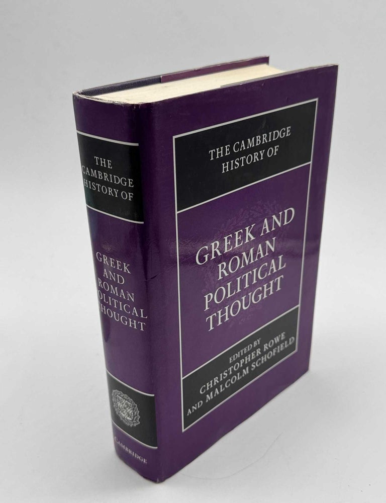 Item #103716 The Cambridge History of Greek and Roman Political Thought. Christopher Rowe, Malcolm Schofield.